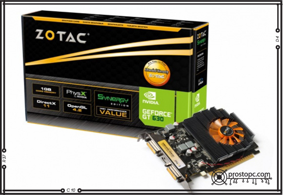 Обзор Zotac GeForce GT 630 Synergy Edition