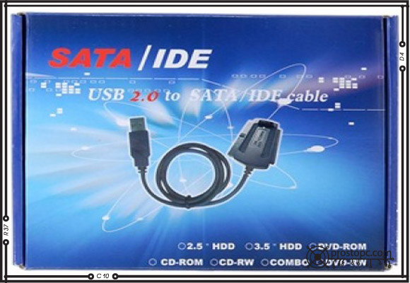 Краткий обзор USB to SATA/IDE контроллера